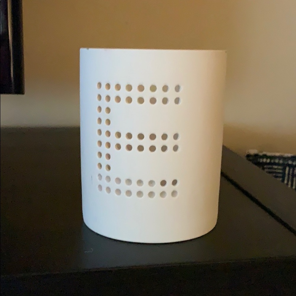 E Letter Candle